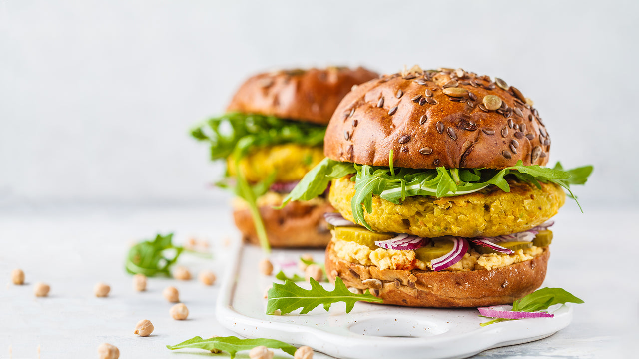Vegan Rainbow Burger