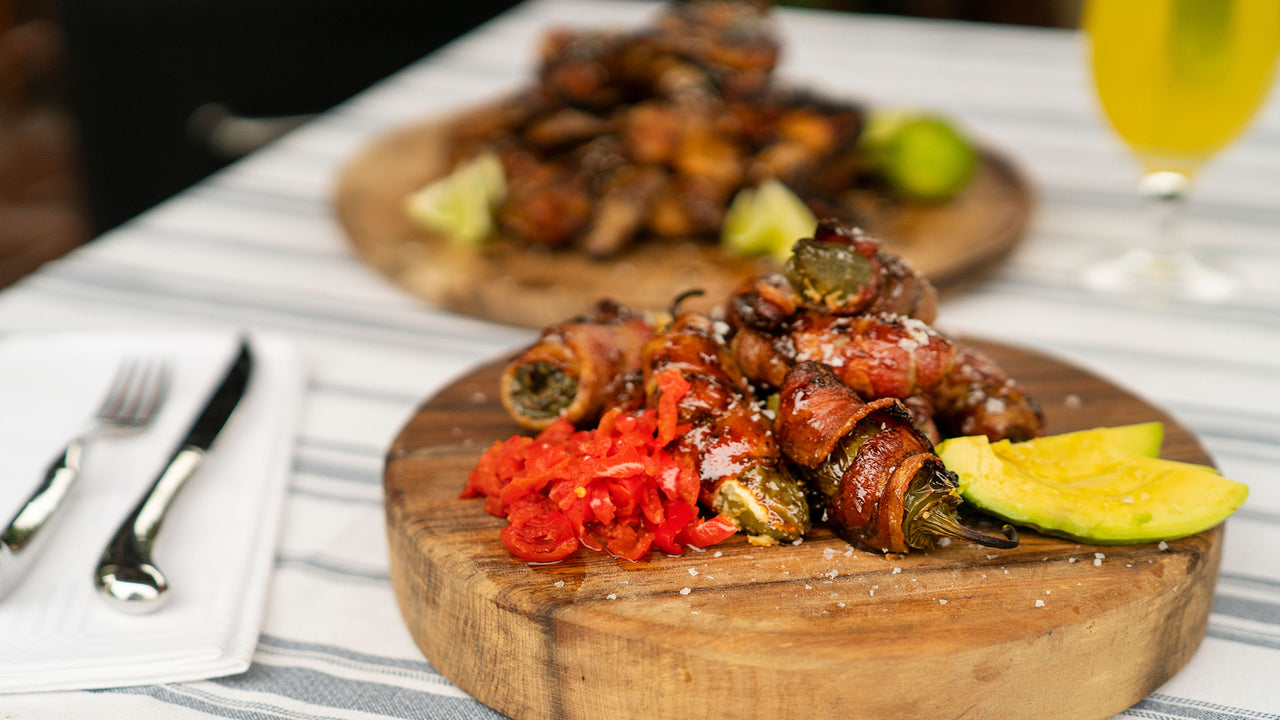 Bacon & Blue Cheese Jalapeno Poppers