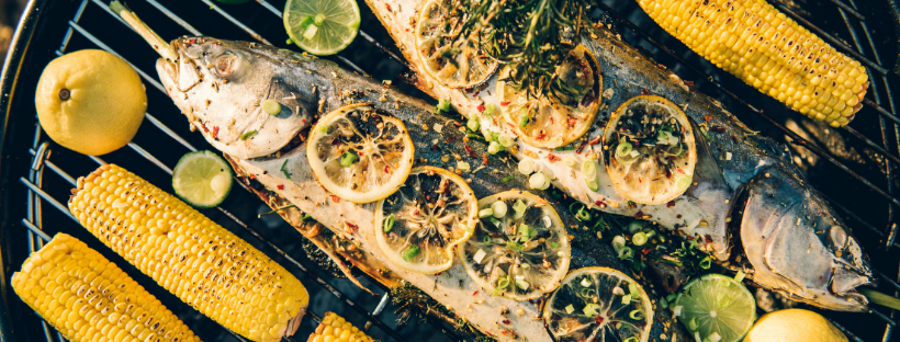Grilled Whole Stuffed Trout