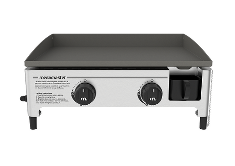 2 Burner Tabletop Griddle Gas Grill