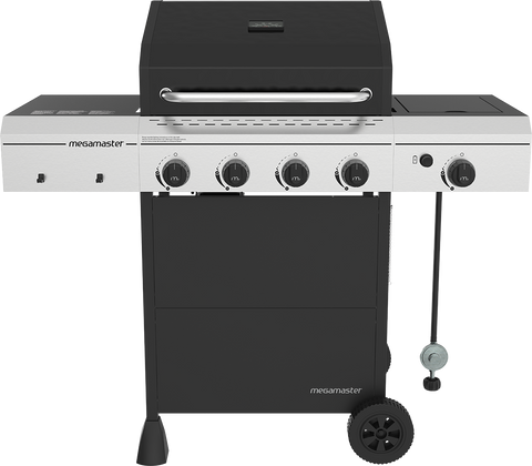 4 Burner Propane with Side Burner Gas Grill