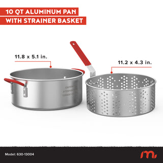10.5 QT ALUMINUM FRYER KIT