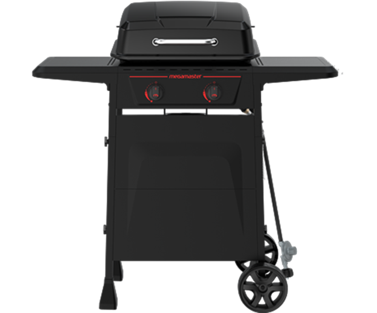 Megamaster 820-0054F Propane Gas Grill, Silver and Black