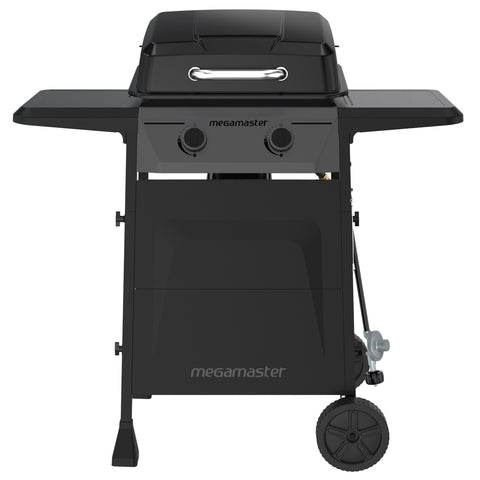 2-Burner Propane Gas Grill in Graphite Black