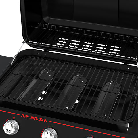 3-Burner Propane Gas Grill | Megamaster