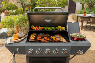 5-Burner Propane Gas Grill with Side Burner