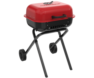 Traverse™ Portable Charcoal Grill in Red