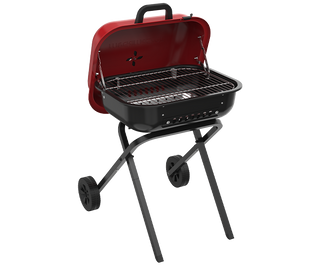 Traverse™ Portable Charcoal Grill in Red