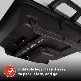 Megamaster Portable 1 Burner Propane Gas Tabletop Grill in Black