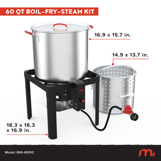 60 QT BOIL FRY STEAM KIT